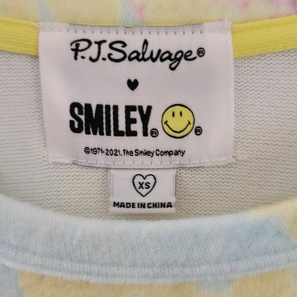 PJ SALVAGE Smiley Day Trip Long Sleeve Top XS - Picture 3 of 5